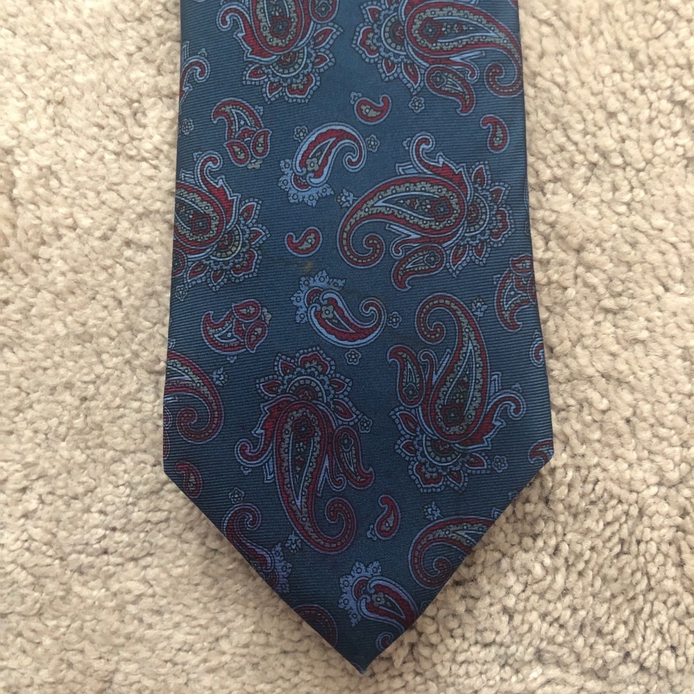 Christian Dior men’s tie blue